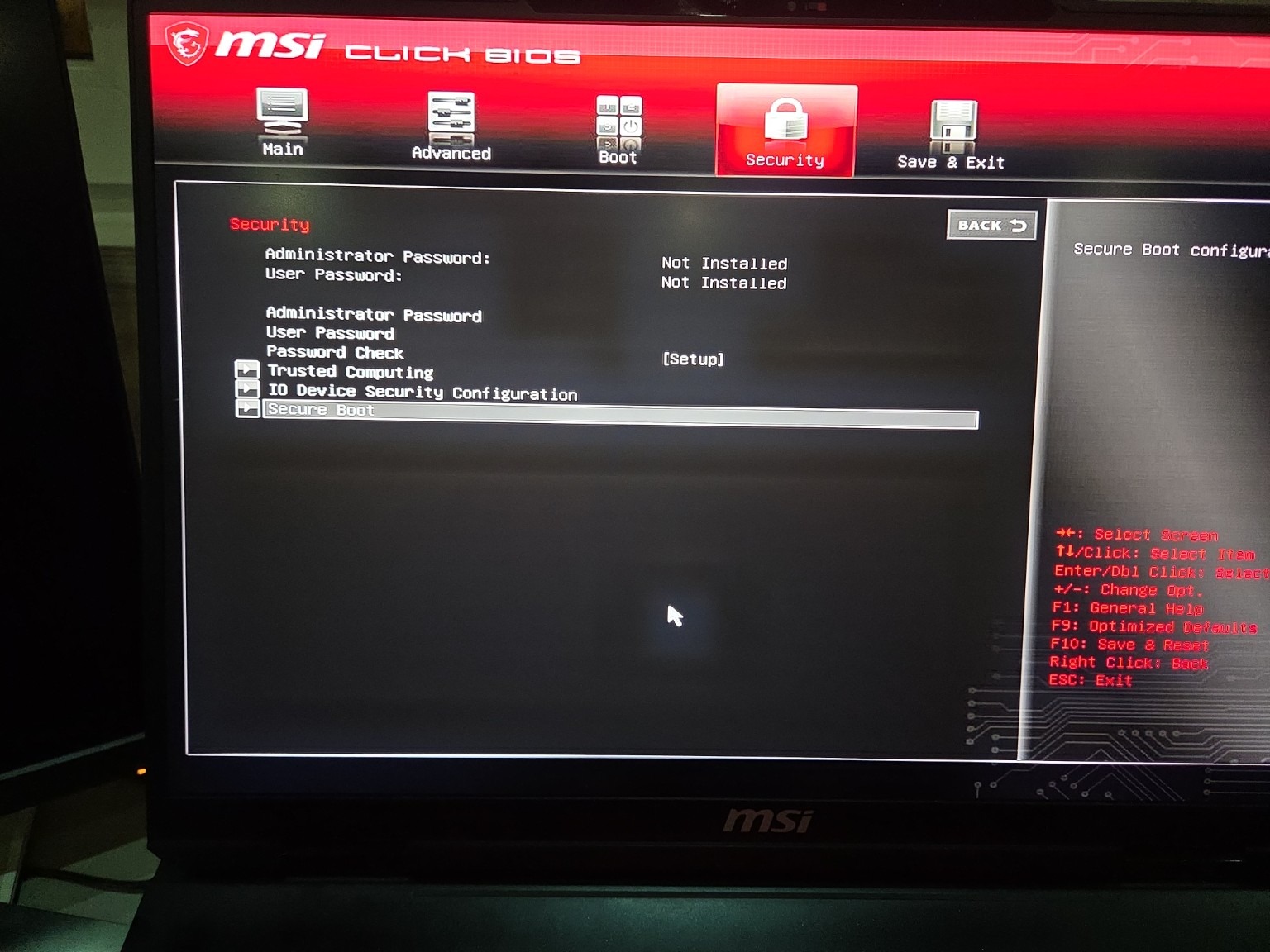 M-Flash bestandsselectie