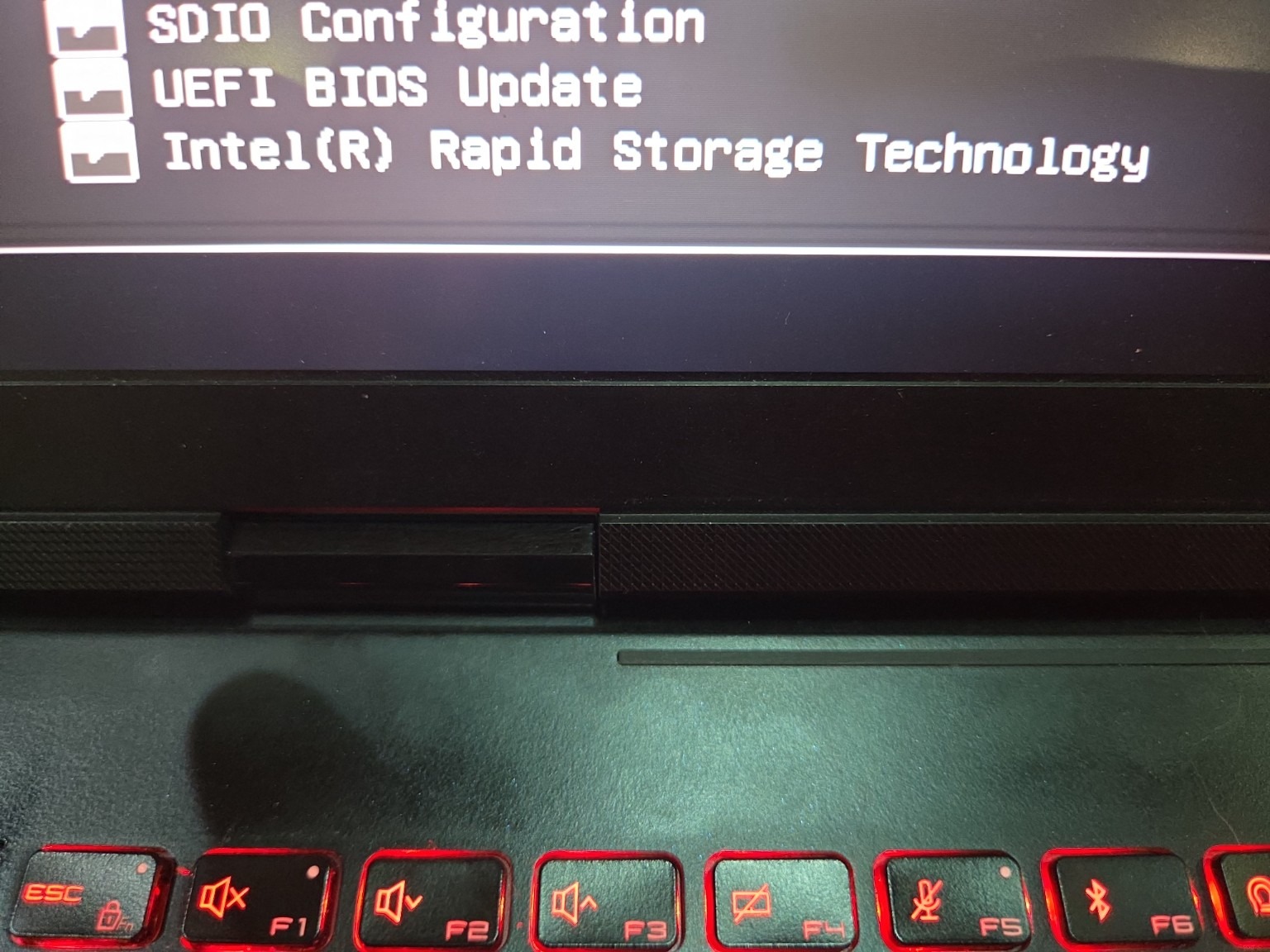 BIOS UEFI IRST