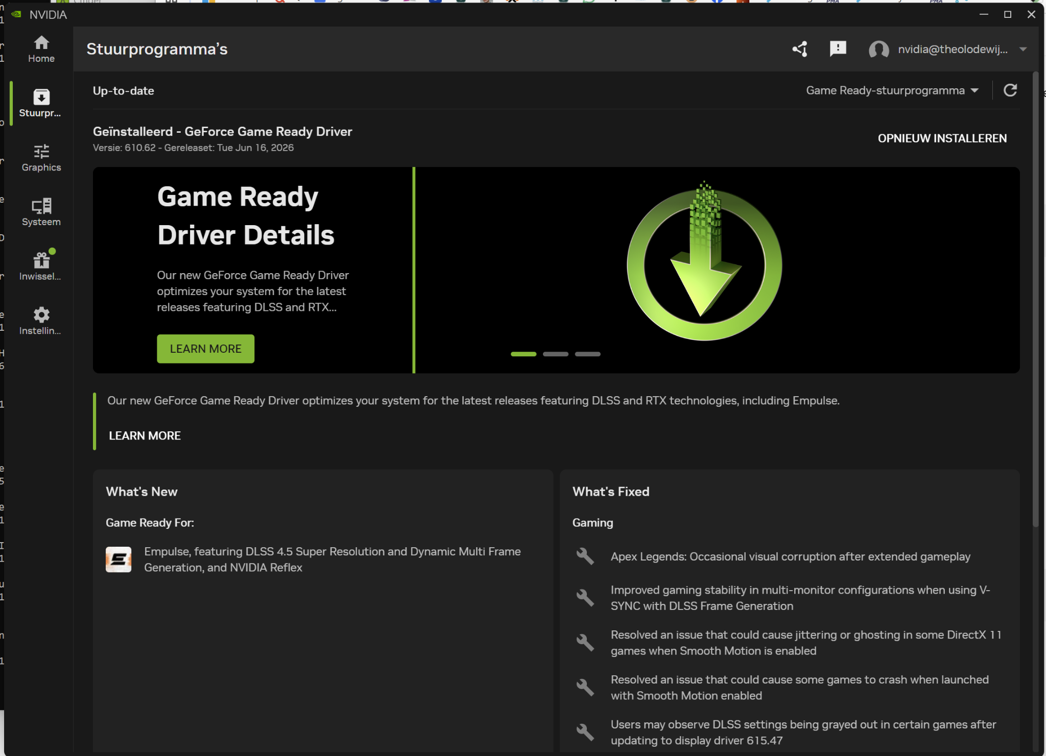 NVIDIA Game Ready Driver