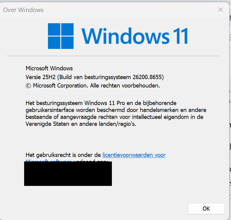 Windows 11 build 26200